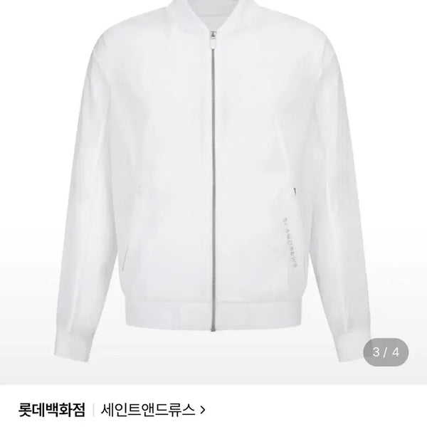 [BUNJANG] Saint Andrews Men's Punching Mix Lightweight See-through Jumper L (100) / 세인트앤드류스남성펀칭믹스경량시스루점퍼L(100)
