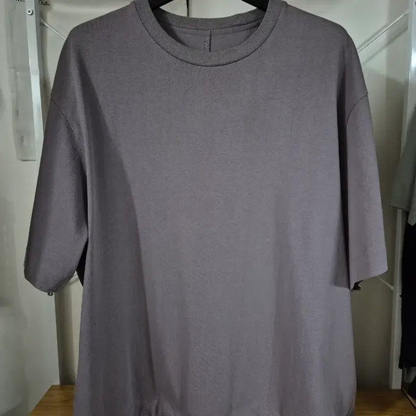[BUNJANG] Time Homme Cotton Short-Sleeve T-Shirt Lavender / 타임옴므 코튼 반팔티 105 라벤더