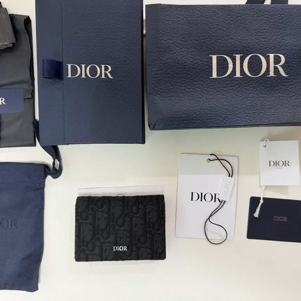 [BUNJANG] Dior Dior Oblique Business Card Holder Set / 디올 오블리크 비즈니스 멀티 지갑 구성품 다 있어요