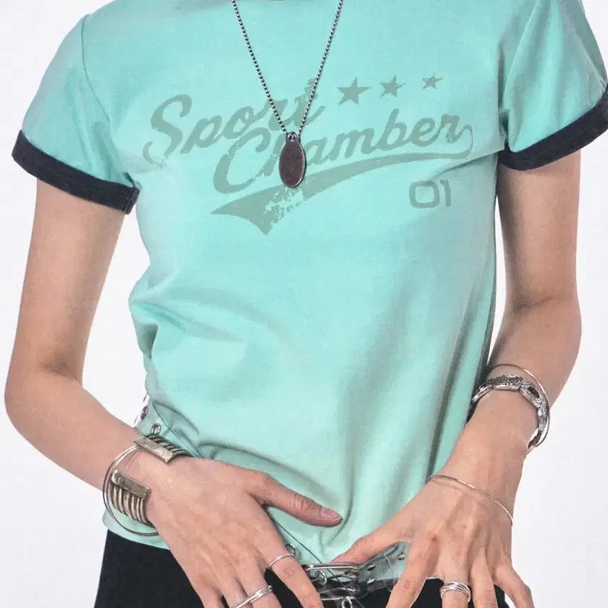 [BUNJANG] Sports Chamber T-Shirt Mint / 스포츠챔버 티셔츠 민트