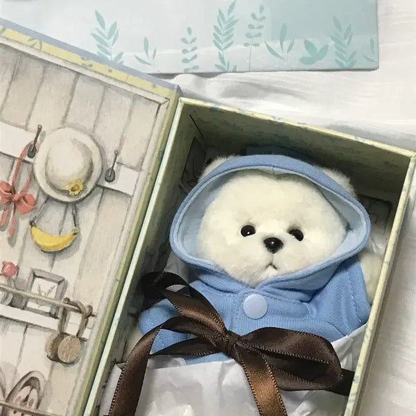 [BUNJANG] Teddy Tails Lena Bear Keyring White / 테디테일즈 레나베어 키링 화이트 새상품