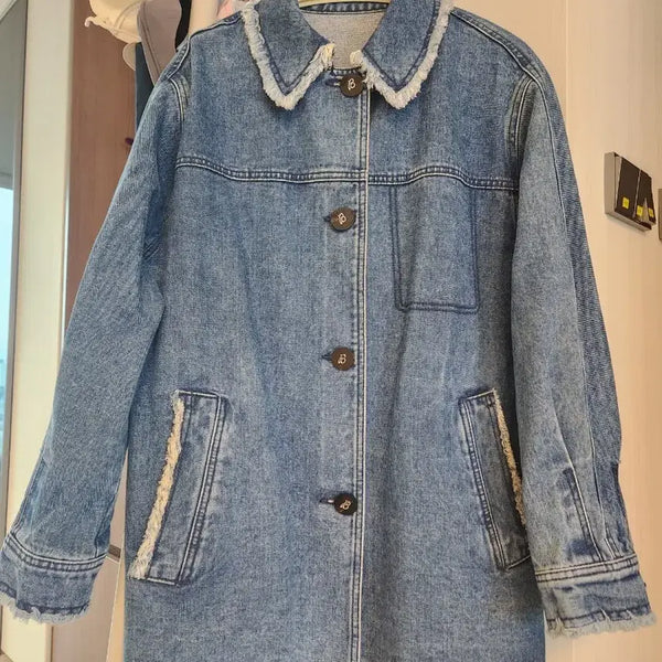 [BUNJANG] Objet Denim Jacket / 오브제)청자켓 55~66