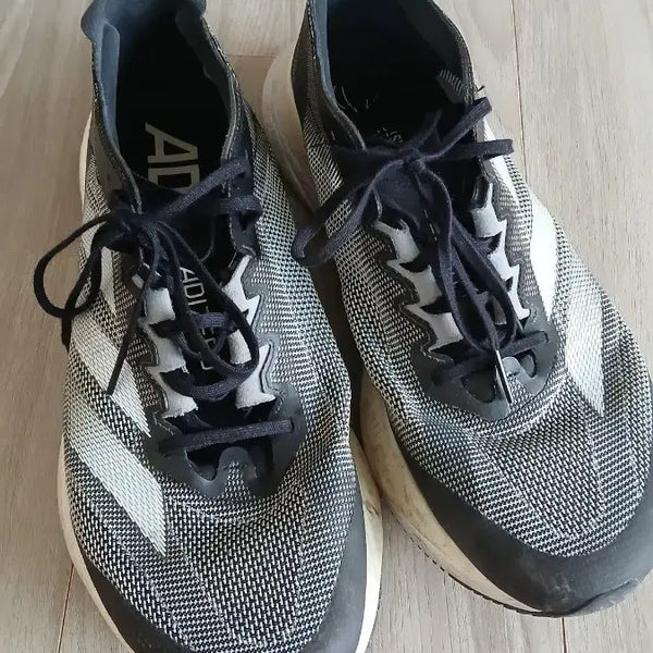 [BUNJANG] Adidas Adizero 12 Shoes Black Size 270 / 아디다스 아디제로12 운동화 블랙 270사이즈