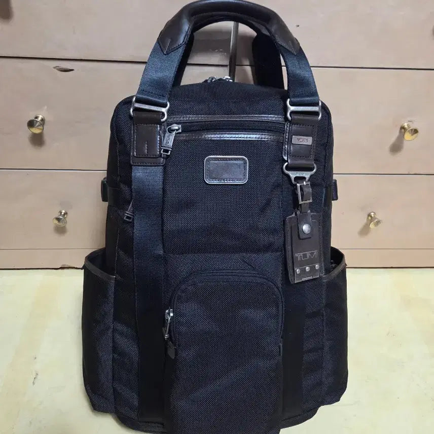 [BUNJANG] TUMI Alpha Bravo Lejeune Backpack Black Ballistic Nylon Leather / 투미 정품 알파브라보 르준 백팩