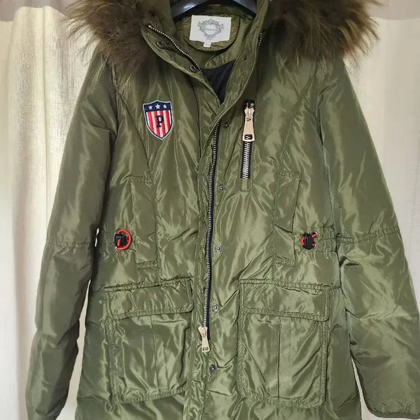 [BUNJANG] Max Lily Khaki Padded Jumper / 맥스릴리 카키 패딩 점퍼