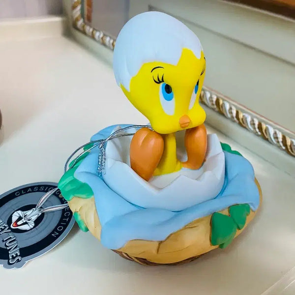 [BUNJANG] Tweety Bird's Nest Storage Box Figurine / 트위티 새둥지 보관함 피겨린