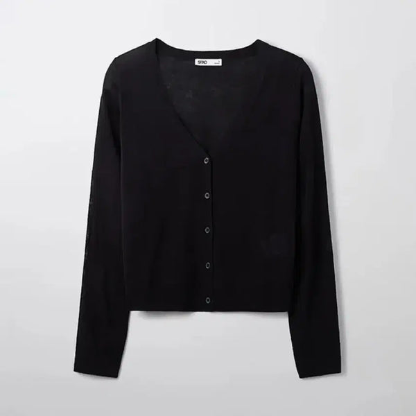 [BUNJANG] SPAO Cool Summer Cardigan Black M / 스파오 쿨 썸머 가디건 블랙 m