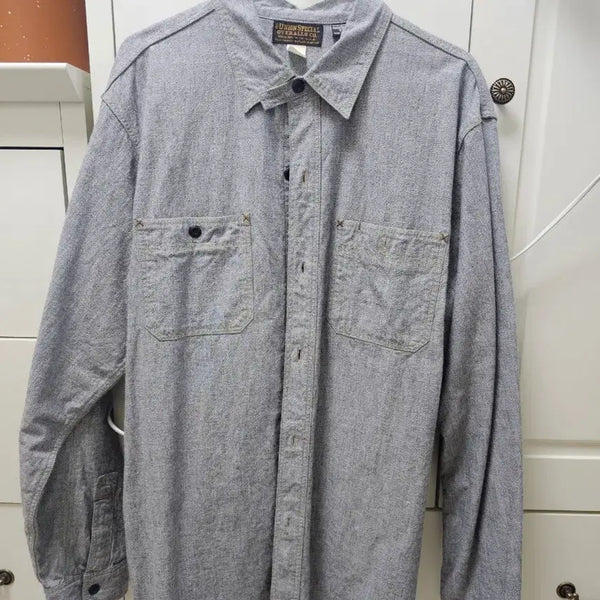 [BUNJANG] Freewheels Neil Shirt White Pepper 17.5 / 프리휠러스 닐셔츠  화이트페퍼 17.5