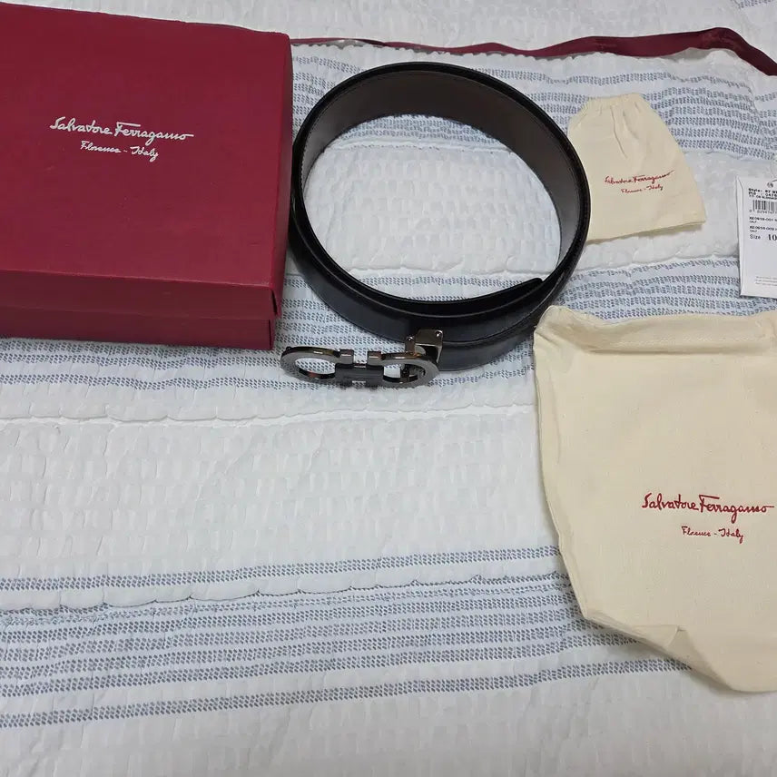 [BUNJANG] Salvatore Ferragamo Double Gancini Reversible Belt / ferragamo 더블 간치니 리버시블 벨트 안자른 새상품(정가품 확인)
