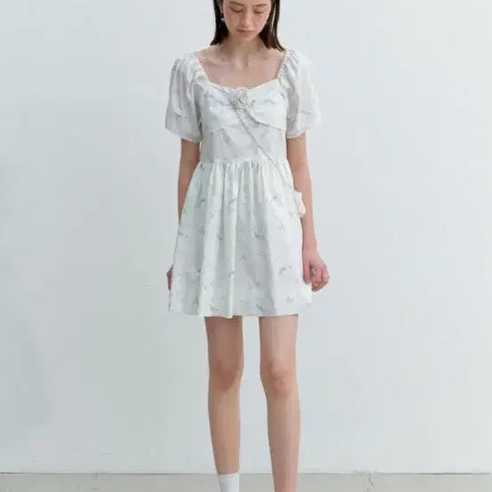 [BUNJANG] Soonsu Floral Print Dress / soonsu Drawing Print Dress 플로럴 원피스