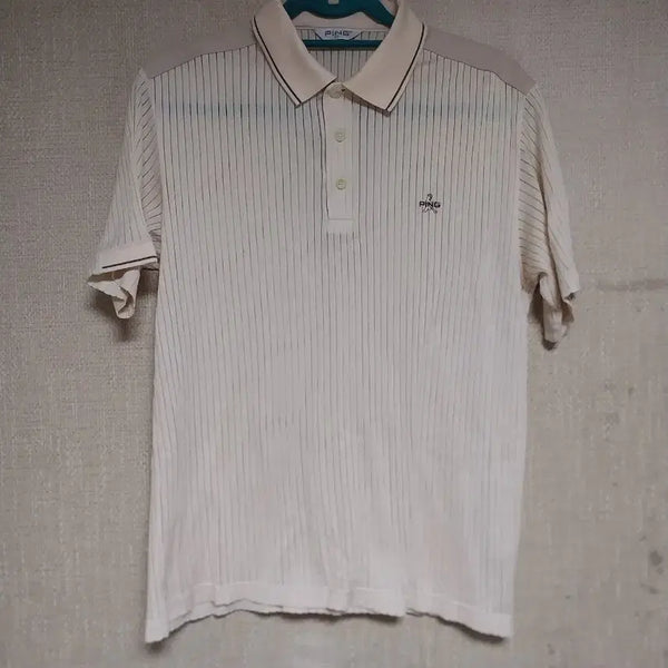 [BUNJANG] PING Short-Sleeve Collar T-Shirt / PING/95) 반팔 카라티