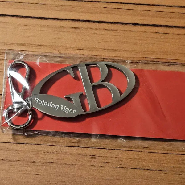 [BUNJANG] Balming Tiger Study Metal Oval Keychain with GB Logo / 바밍타이거 공부 키링