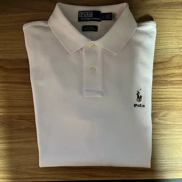 [BUNJANG] Polo Ralph Lauren White Collection Custom Slim Fit Short Sleeve Polo Shirt / 폴로 랄프로렌 화이트 컬렉션  슬림핏 숏 슬리브 폴로 셔츠 판매합니다.