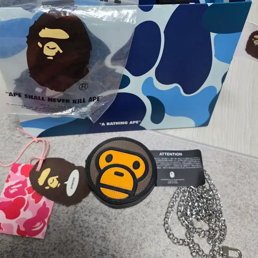 [BUNJANG] BAPE Baby Milo Mini Shoulder Bag with Coin Pouch / BAPE 베이미 마일로 미니 숄더백(코인파우치)