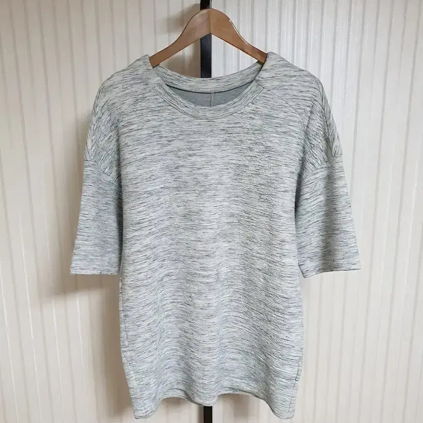 [BUNJANG] System Homme Grey Melange Oversized T-Shirt Size 95 / 시스템옴므 그레이멜란지 오버핏 반팔티셔츠 95