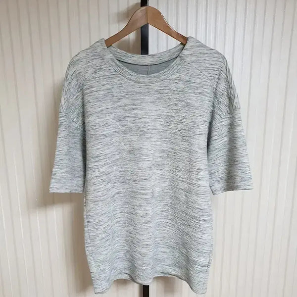 [BUNJANG] System Homme Grey Melange Oversized T-Shirt Size 95 / 시스템옴므 그레이멜란지 오버핏 반팔티셔츠 95