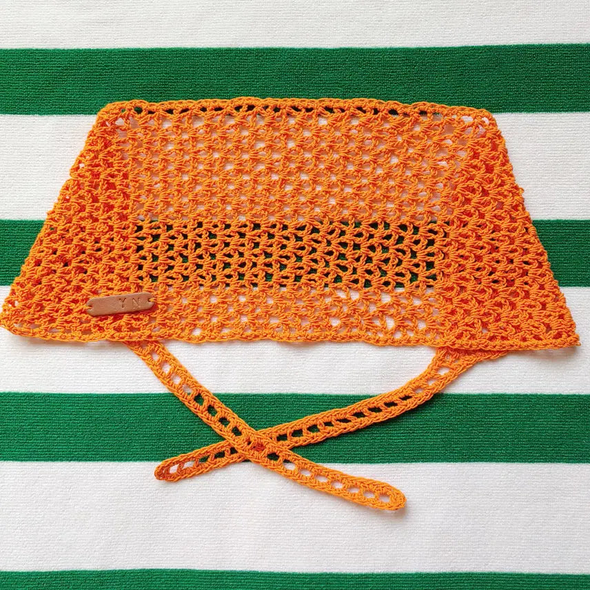 [BUNJANG] Handmade Summer Hairband (Orange) / 핸드메이드 바캉스 헤어밴드 (오렌지)