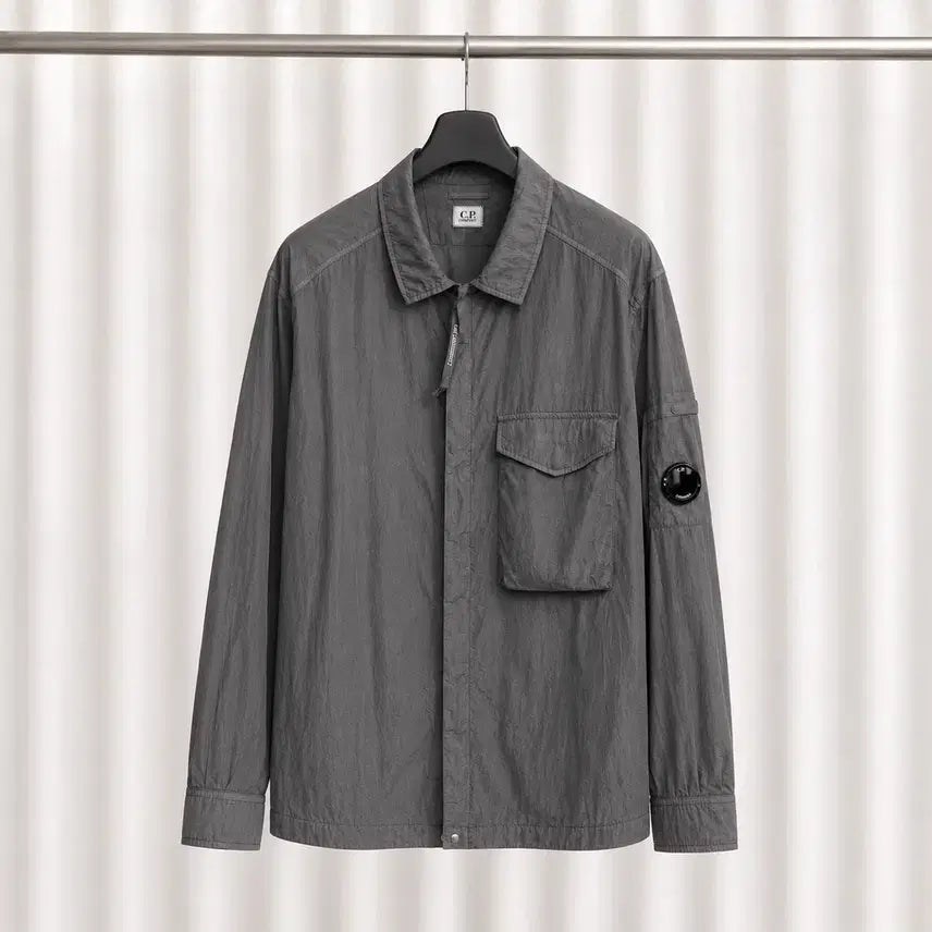 [BUNJANG] C.P. Company 25SS Nylon Metallic Overshirt Windbreaker XXXL / [A]25SS CP 컴퍼니 나일론 메탈릭 오버셔츠 바람막이 3XL사이즈