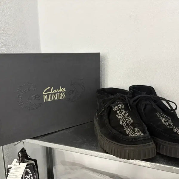 [BUNJANG] Clarks Pleasures Wallabee Torhill Hi Black / (UK10)클락스 플레져스 왈라비 토르힐 하이 블랙