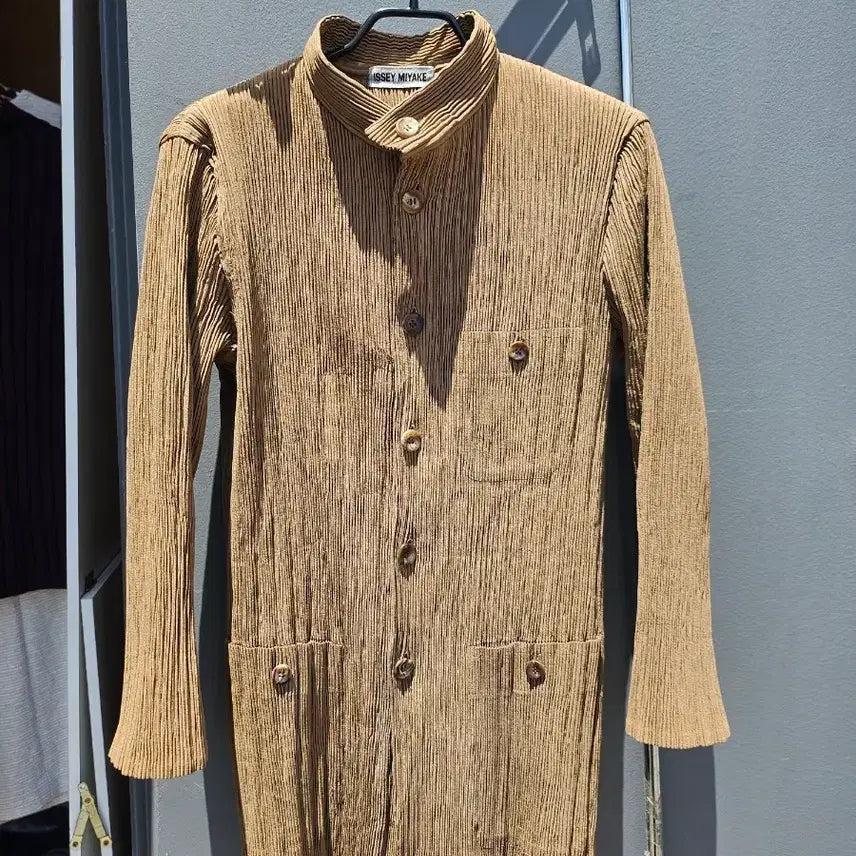 [BUNJANG] Issey Miyake Men's Jacket Beige Size M / 이세이 미야케 남성자켓