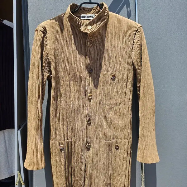 [BUNJANG] Issey Miyake Men's Jacket Beige Size M / 이세이 미야케 남성자켓