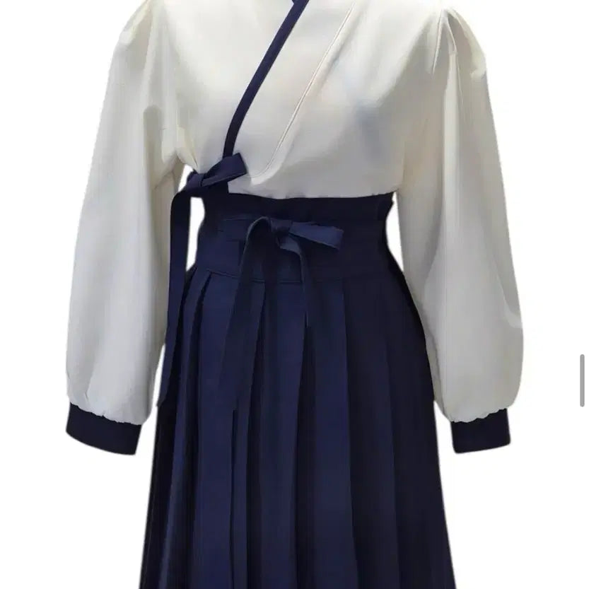 [BUNJANG] Serin Durumagi Hanbok Navy Set / 세린 '두루마기의변화' 생활한복 네이비 세트