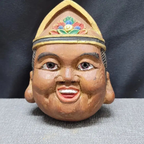 [BUNJANG] Hand-carved Wooden Mask (Small) / 목각 탈
