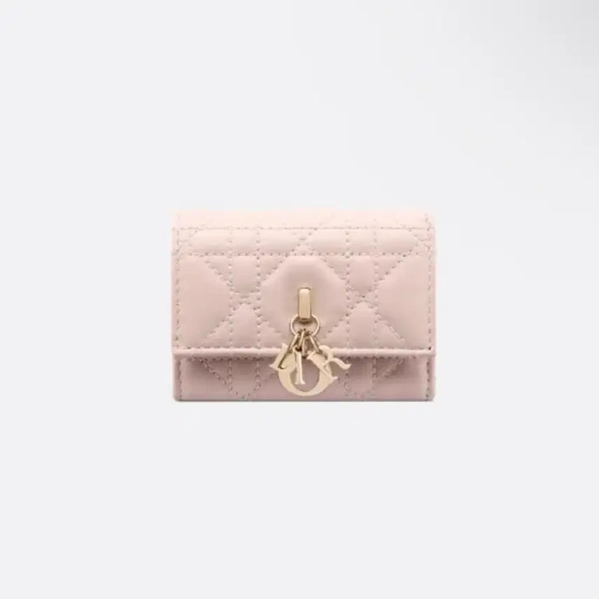 [BUNJANG] Dior Lady Dior Veronica Wallet Powder Pink / 디올 베로니카 지갑 파우더핑크