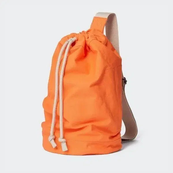 [BUNJANG] JW Anderson x Uniqlo 2-Way Drawstring Bag Orange / JW앤더슨 유니클로 2WAY 드로우스트링 백 오렌지