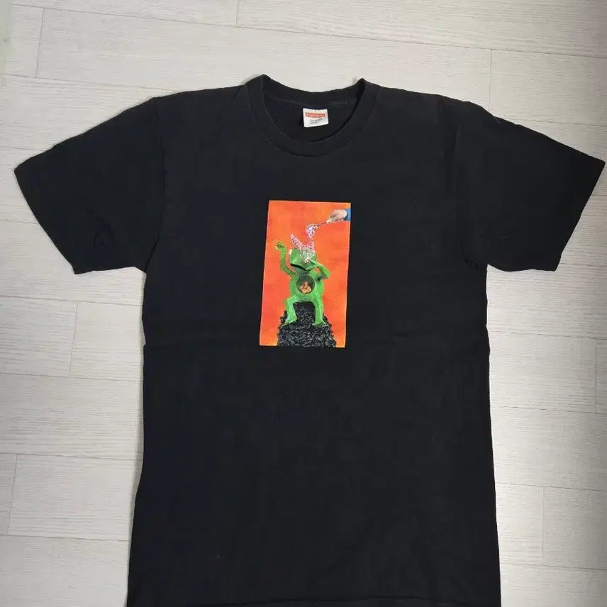 [BUNJANG] Supreme Short Sleeve T-Shirt Black (M) / [정품] 슈프림 반팔티 (Supreme)