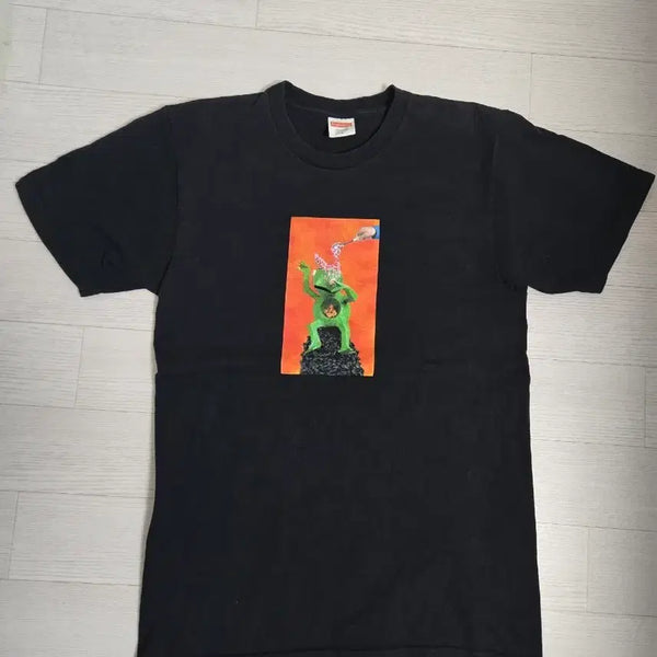 [BUNJANG] Supreme Short Sleeve T-Shirt Black (M) / [정품] 슈프림 반팔티 (Supreme)