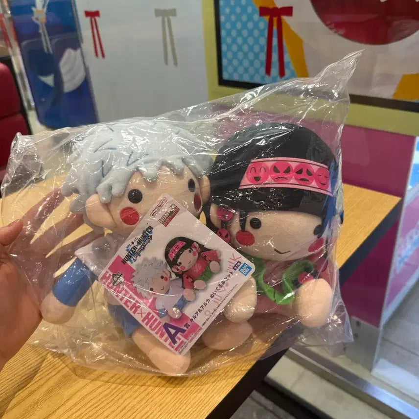 [BUNJANG] Hunter x Hunter Ichiban Kuji Prize A Killua & Alluka Plush / 헌터헌터 제일복권 A상 키르아 아르카 인형 판매