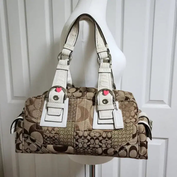[BUNJANG] Coach Soho Patchwork Boston Bag / 상태굿)코치 소호 패치워크 보스턴백