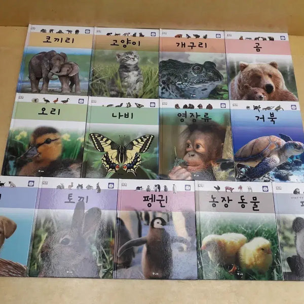 [BUNJANG] Kyowon DK Science Collection Animal Diary 13 Volume Set / 교원 DK 교원 사이언스 컬렉션 애니멀 다이어리전 13권