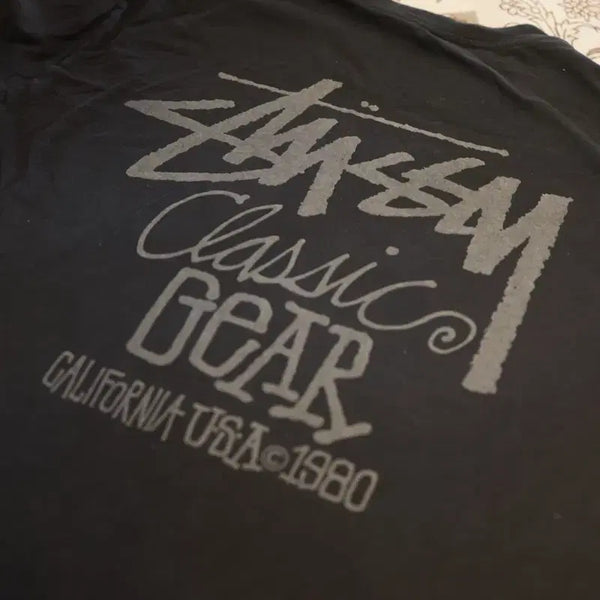 [BUNJANG] Stussy Pigment Dyed Classic Gear T-Shirt / 스투시 피그먼트 다이드 클래식 기어 Stussy Pigment Dyed