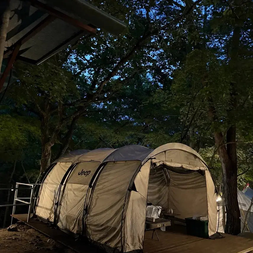 [BUNJANG] Jeep Barracks Tent Tunnel Tent / 지프 배럭텐트
