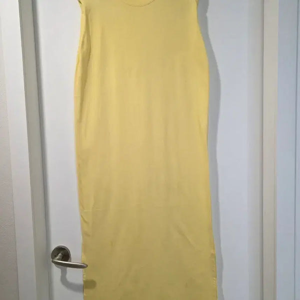 [BUNJANG] Dalbam Yellow Sleeveless Dress F Size New / 달밤 옐로우 민소매 원피스 F 새제품
