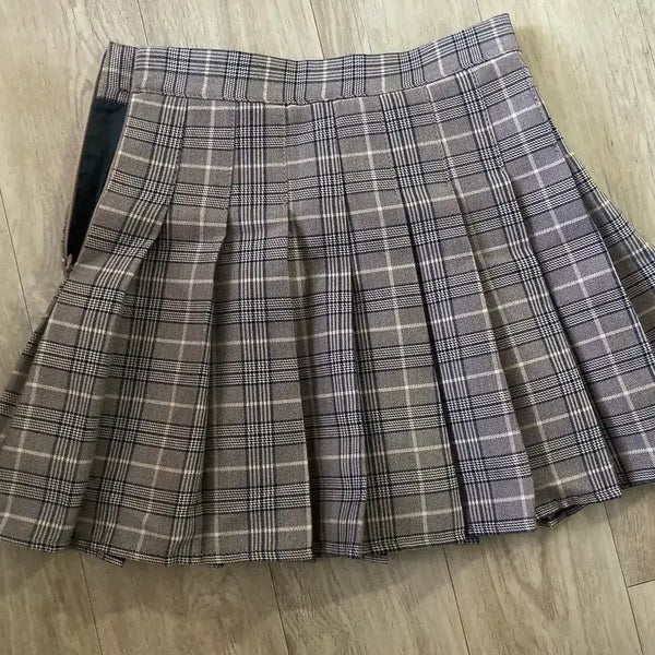 [BUNJANG] Checkered Skirt / 체크 스커트