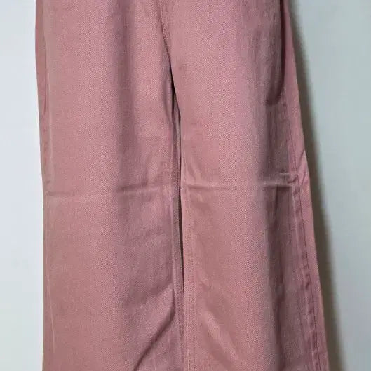 [BUNJANG] Pink Wide Denim Pants / 핑크 와이드 데님팬츠((새상품))