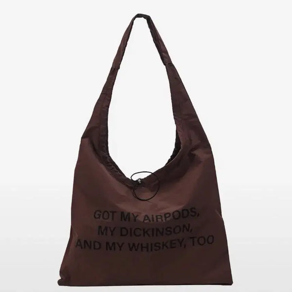 [BUNJANG] Fill the Blank Brown Bag / 필인더블랭크 가방