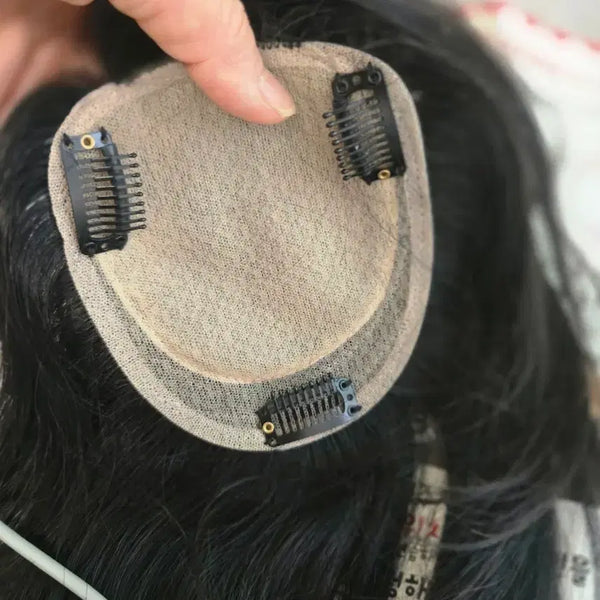[BUNJANG] Wigonly Human Hair Top Hairpiece / 위그온리 인모 탑가발