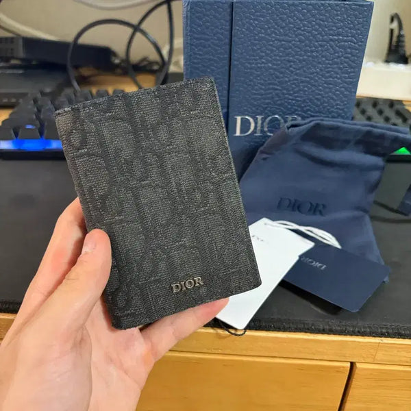 [BUNJANG] Dior Oblique Organizer Card Holder / [풀구성]디올 오블리크 오거나이저 카드지갑