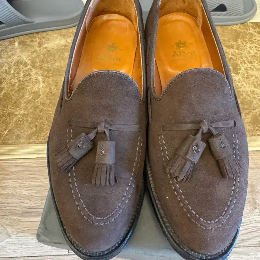[BUNJANG] Alden 666 Suede Tassel Loafers Size 6.5E / 알든 666 테슬로퍼 6.5e 사이즈