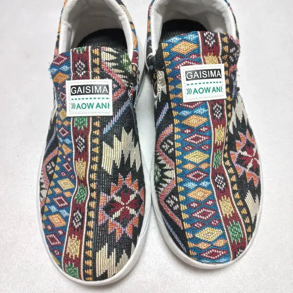 [BUNJANG] Gaishima Patterned Sneakers / 가이시마 패턴 스니커즈
