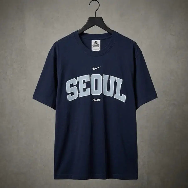 [BUNJANG] Nike Palace Font Swoosh Seoul T-Shirt / 나이키 팔라스 폰트 스우시 서울 반팔 반팔티