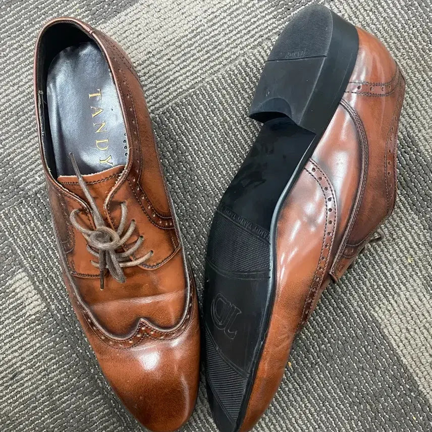 [BUNJANG] Tandy Wingtip Brogues Brown / 탠디 윙팁 구두 브라운