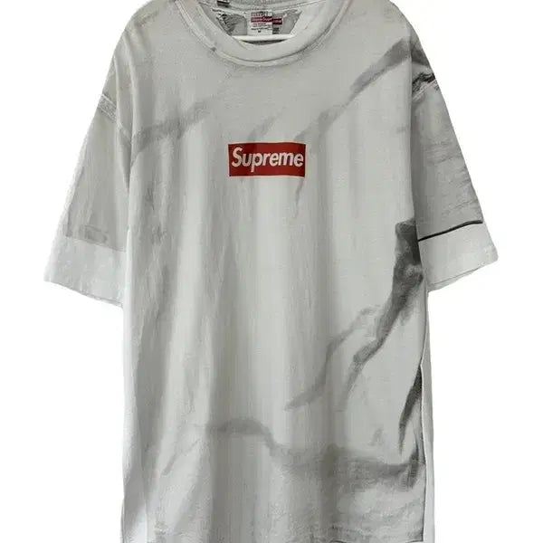 [BUNJANG] Supreme x Maison Margiela 24SS Box Logo T-Shirt / [M] 24ss SUPREMExMARGIELA 슈프림 박스로고 반팔티
