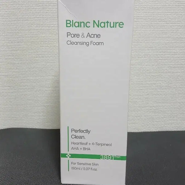 [BUNJANG] Blanc Nature Pure & Acne Cleansing Foam 150ml / 새제품  클렌징폼 150ml