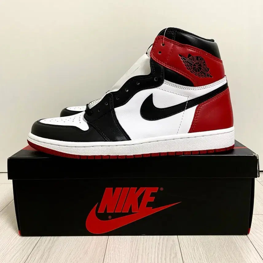 [BUNJANG] Nike Air Jordan 1 High OG Black Toe 2016 / NIKE AIR JORDAN 1 HIGH OG BLACK TOE 2016