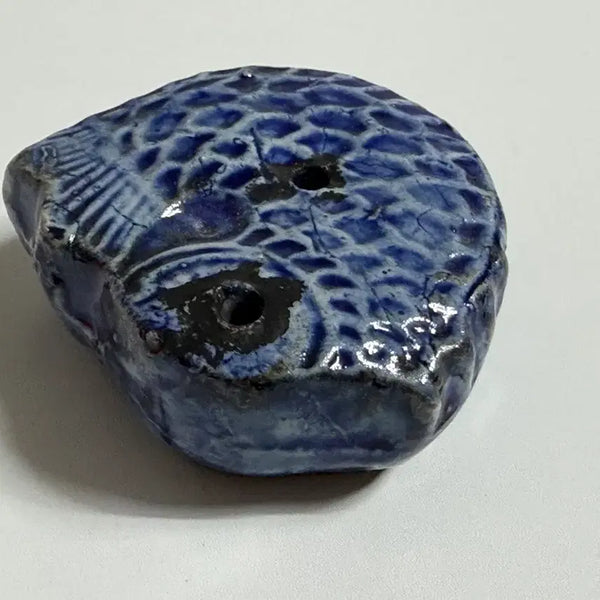 [BUNJANG] Antique Celadon Porcelain Fish Inkstone / 도자기 물고기 연적 (등용문을 뜻하는 의미)